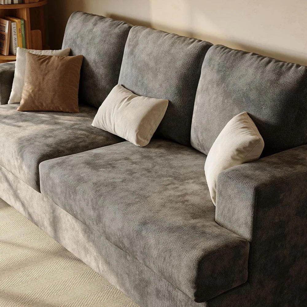 Seater Couches for Living Room Sofas Comfy Sectional Couch with 24" Deep Seat Loveseat Sofa for Small Apartment - Blu Lotus Boutique
