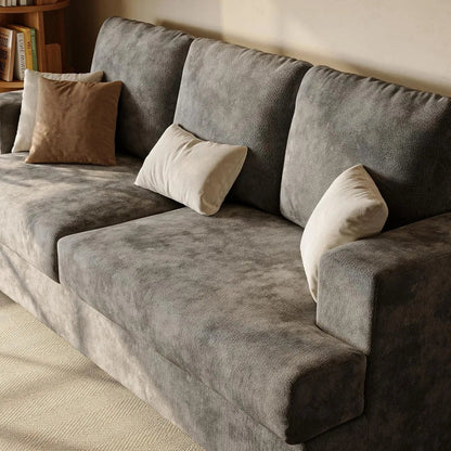 Seater Couches for Living Room Sofas Comfy Sectional Couch with 24" Deep Seat Loveseat Sofa for Small Apartment - Blu Lotus Boutique