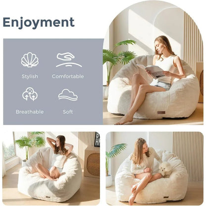 Set of 8 Round Floor Pillows - 22 Inch Diameter, Comfortable Seating Cushions for Kids, Ideal for Classrooms and Flexible Arrang - Blu Lotus Boutique