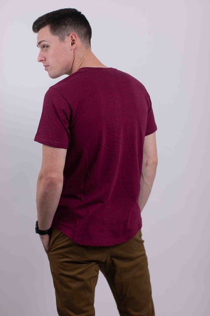 Short Sleeves Henley T-shirt - Blu Lotus Boutique