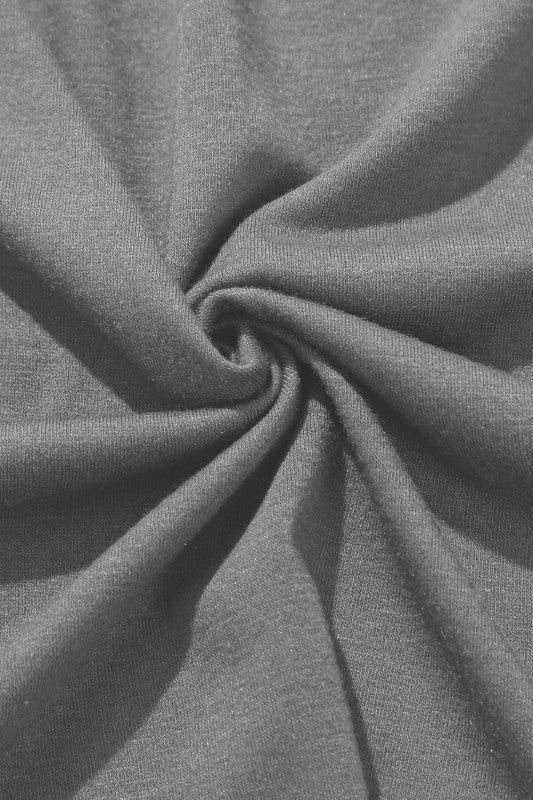 Solid Knotted Drop Waist Split Leg Pants - Blu Lotus Boutique