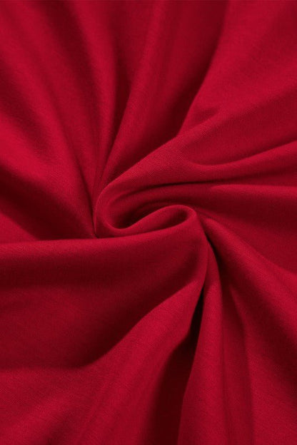 Solid Ruched Long Sleeve Midi Dress - Blu Lotus Boutique