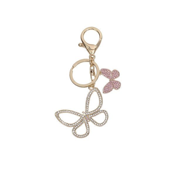 Sparkling Butterfly Keychain - Blu Lotus Boutique