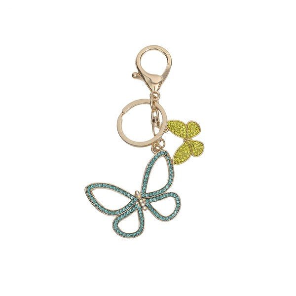 Sparkling Butterfly Keychain - Blu Lotus Boutique