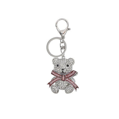 Sparkling Teddy Bear Keychain - Blu Lotus Boutique