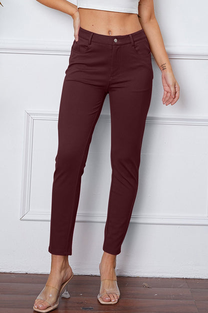 StretchyStitch Pants by Basic Bae - Blu Lotus Boutique