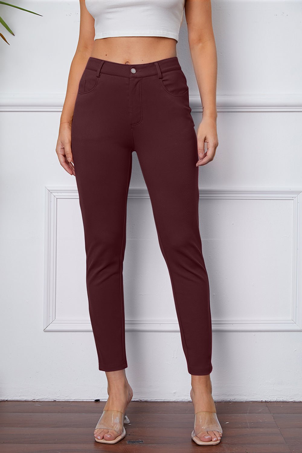 StretchyStitch Pants by Basic Bae - Blu Lotus Boutique