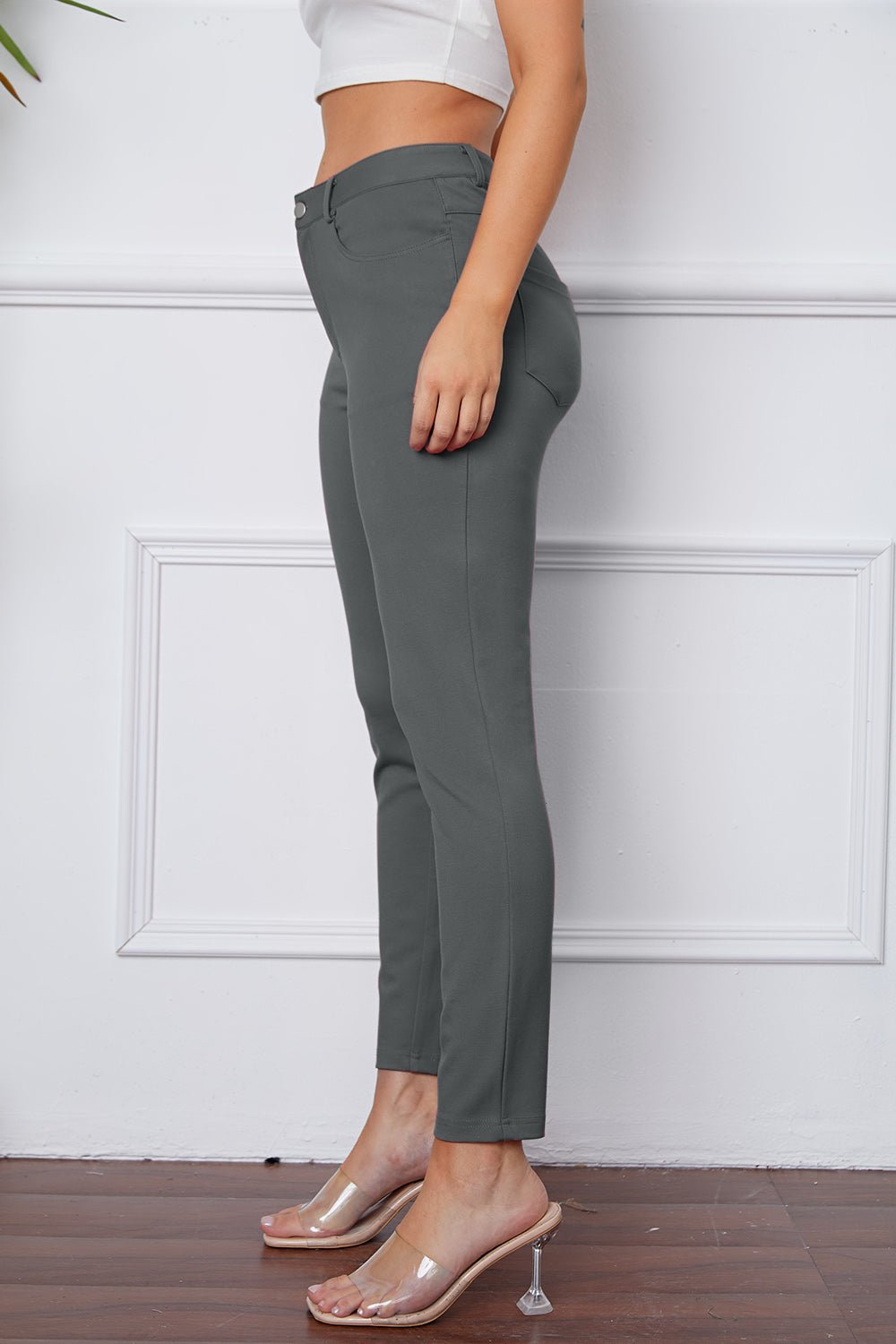 StretchyStitch Pants by Basic Bae - Blu Lotus Boutique