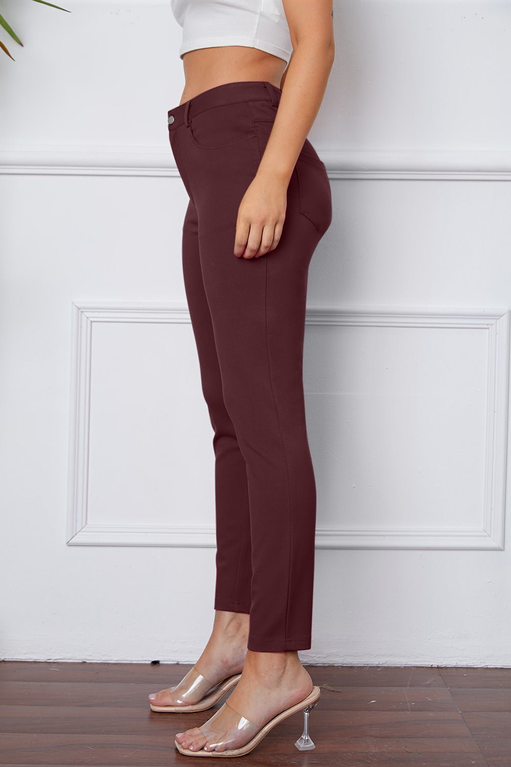 StretchyStitch Pants by Basic Bae - Blu Lotus Boutique