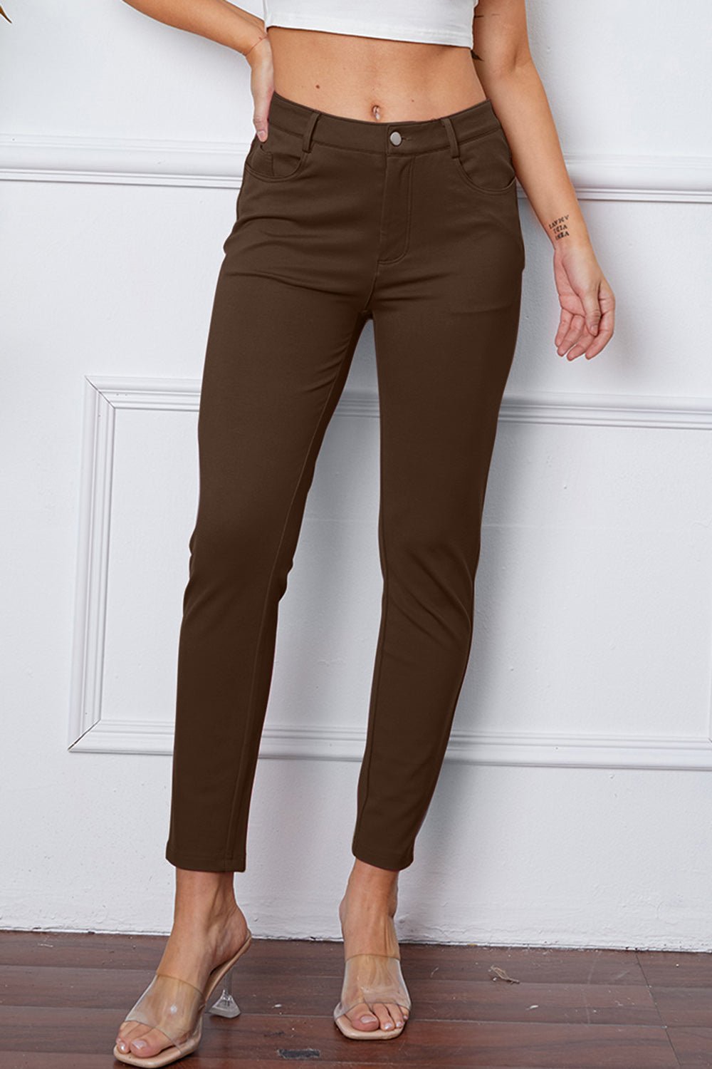 StretchyStitch Pants by Basic Bae - Blu Lotus Boutique