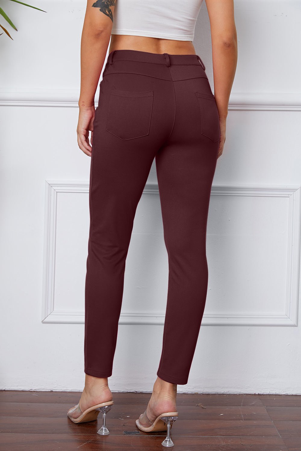 StretchyStitch Pants by Basic Bae - Blu Lotus Boutique