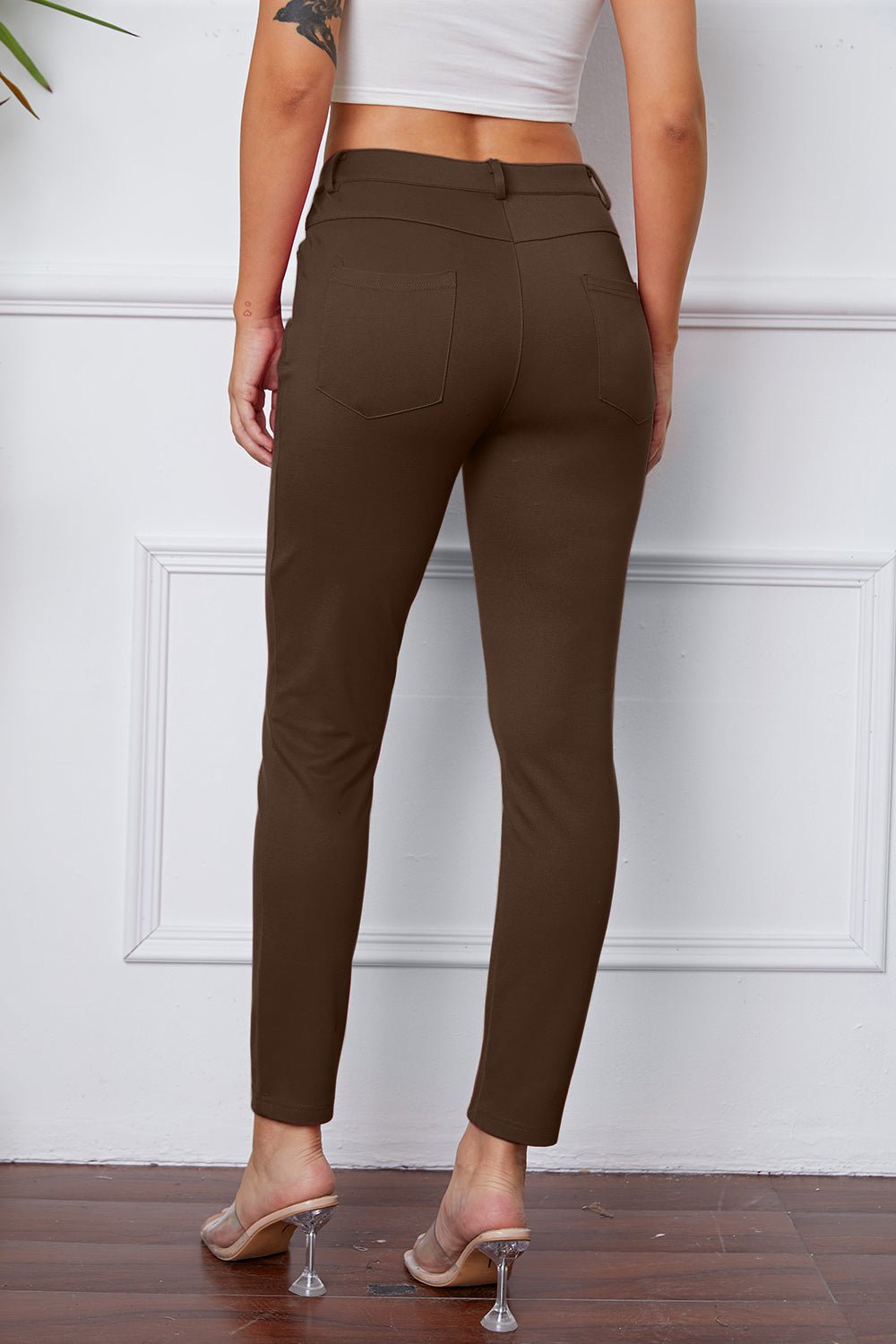 StretchyStitch Pants by Basic Bae - Blu Lotus Boutique