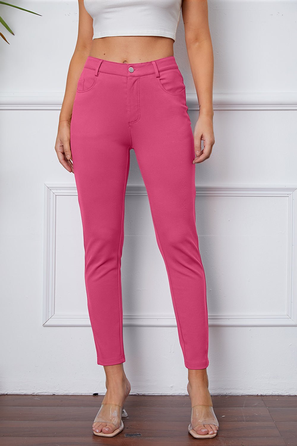 StretchyStitch Pants by Basic Bae - Blu Lotus Boutique