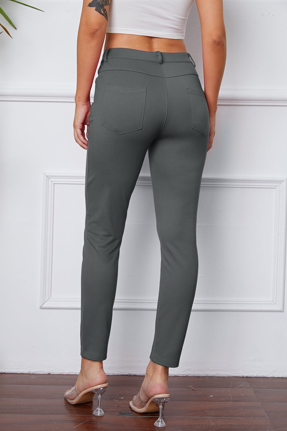StretchyStitch Pants by Basic Bae - Blu Lotus Boutique
