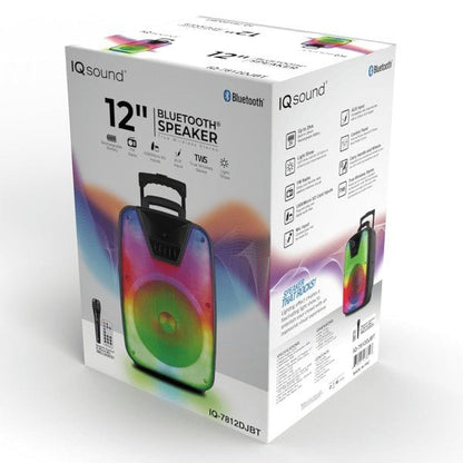 Supersonic 12 Inch Portable Bluetooth DJ Speaker - Blu Lotus Boutique
