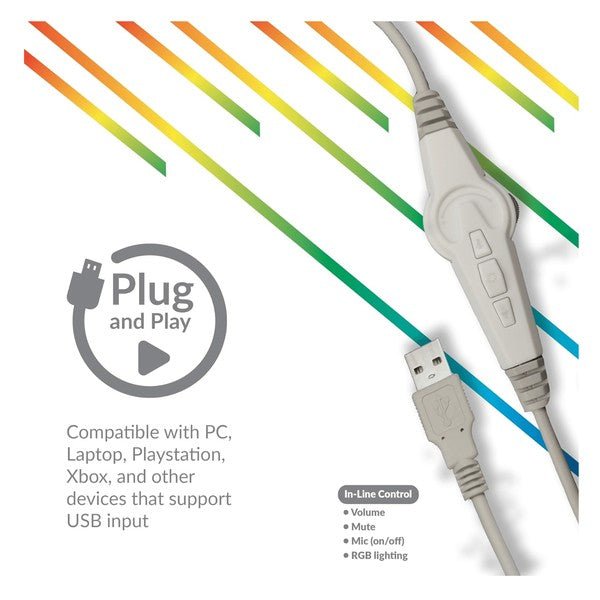 Supersonic Pro - Wired Gaming Headset with Lights - Blu Lotus Boutique