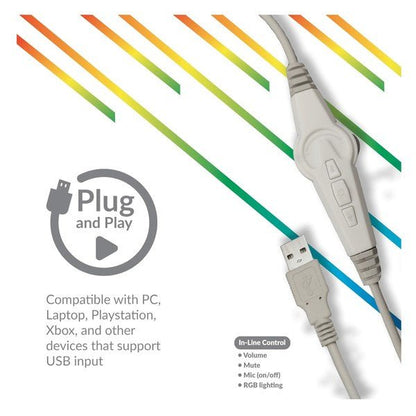 Supersonic Pro - Wired Gaming Headset with Lights - Blu Lotus Boutique