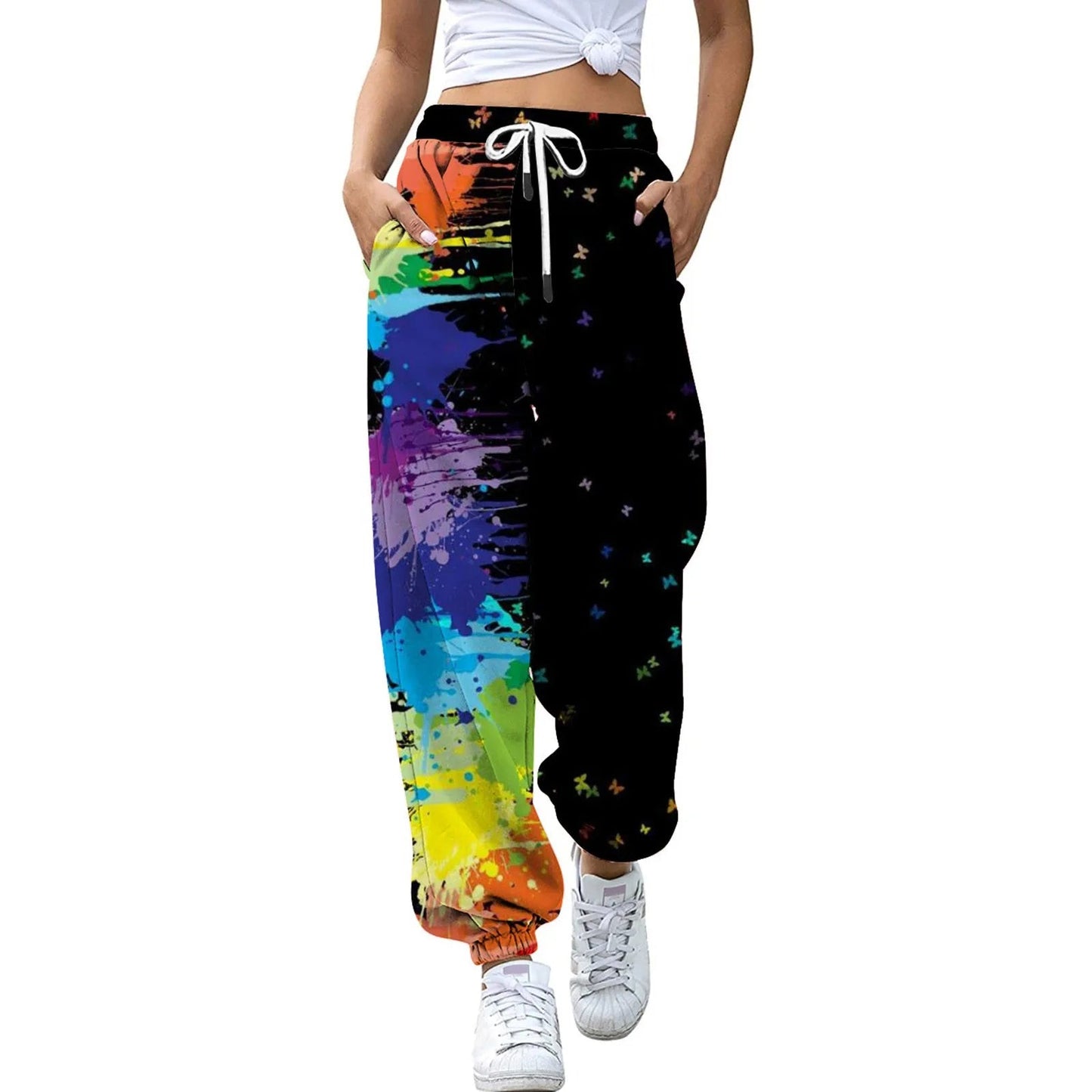 Sweatpants High Waist Athletic Fit - Blu Lotus Boutique