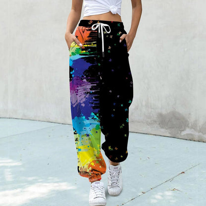 Sweatpants High Waist Athletic Fit - Blu Lotus Boutique