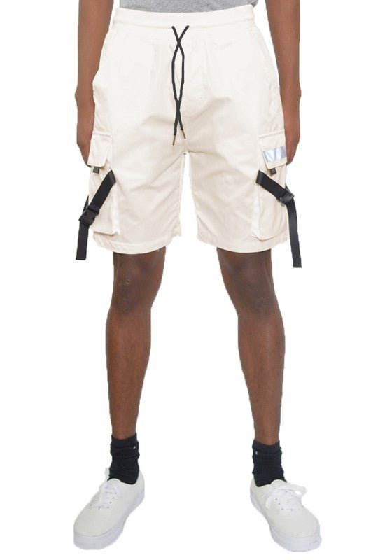 TACTICAL SHORTS WITH STRAPS - Blu Lotus Boutique