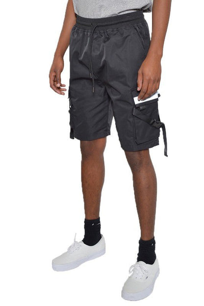 TACTICAL SHORTS WITH STRAPS - Blu Lotus Boutique