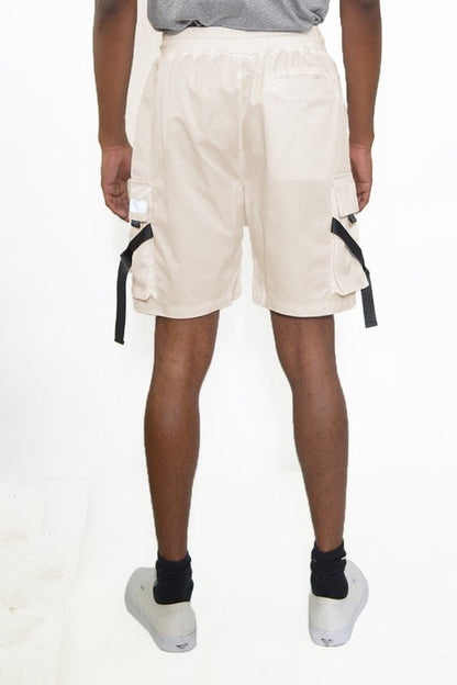 TACTICAL SHORTS WITH STRAPS - Blu Lotus Boutique
