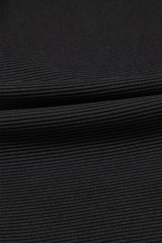 Textured Ruffle Half Zip Top and Pants Set - Blu Lotus Boutique