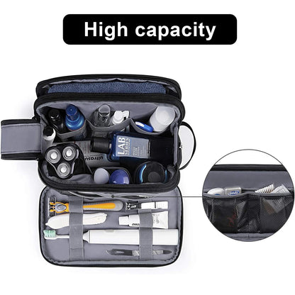 Toiletry Bag for Men, Travel Toiletry Organizer Dopp Kit Water - resistant Shaving Bag for Toiletries, Door Room Essentials - Blu Lotus Boutique