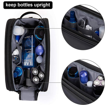 Toiletry Bag for Men, Travel Toiletry Organizer Dopp Kit Water - resistant Shaving Bag for Toiletries, Door Room Essentials - Blu Lotus Boutique