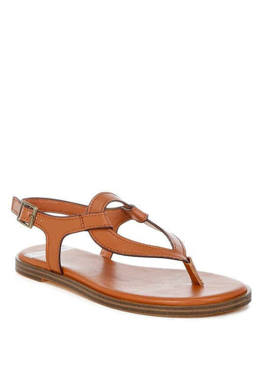 Torad Thong Toe Cut - Out Flats - Blu Lotus Boutique