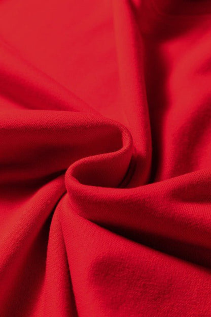 Varsity Stripe Long Sleeve Sweatshirt Dress - Blu Lotus Boutique