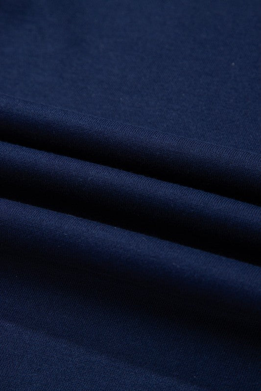 Varsity Stripe Pullover and Mini Skirt Set - Blu Lotus Boutique