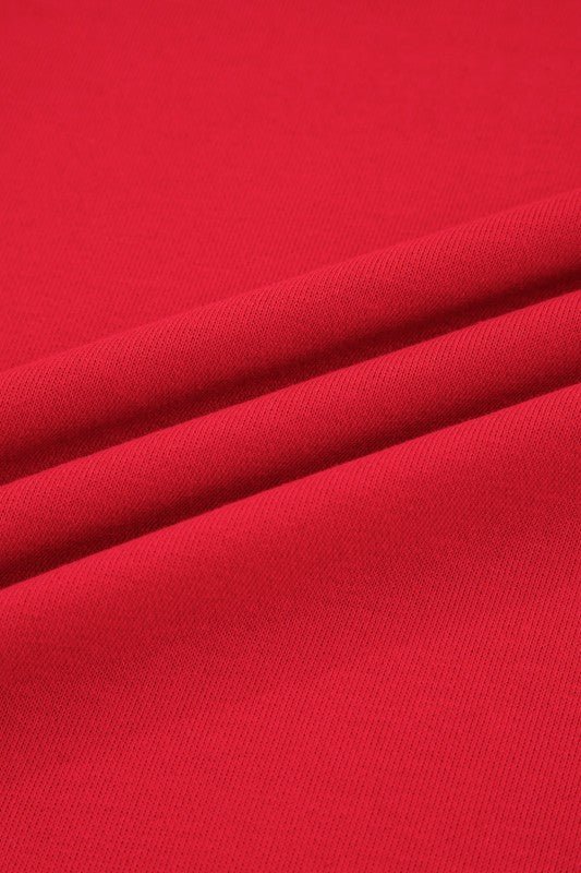 Varsity Stripe Pullover and Mini Skirt Set - Blu Lotus Boutique