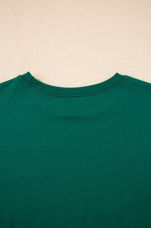 Varsity Stripe Pullover and Mini Skirt Set - Blu Lotus Boutique