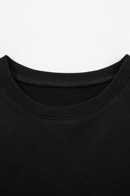 Varsity Stripe Pullover and Mini Skirt Set - Blu Lotus Boutique