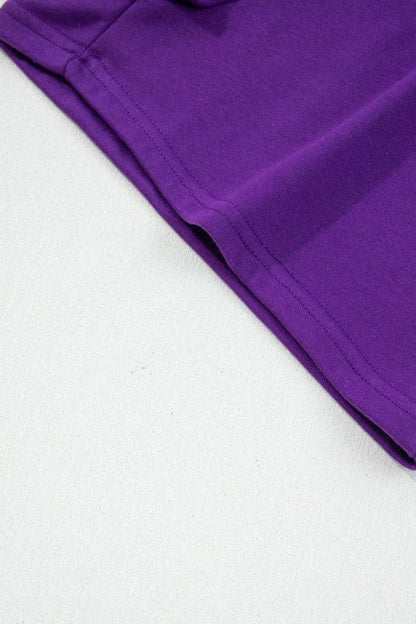 Varsity Stripe Pullover and Mini Skirt Set - Blu Lotus Boutique