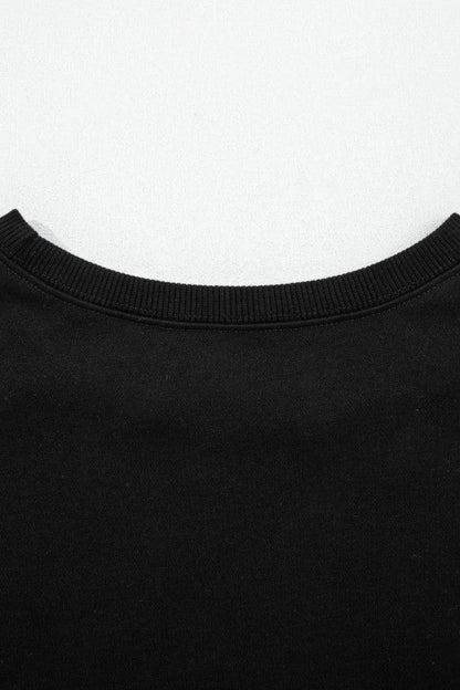 Varsity Stripe Pullover and Mini Skirt Set - Blu Lotus Boutique