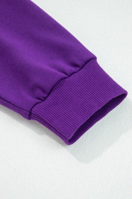 Varsity Stripe Pullover and Mini Skirt Set - Blu Lotus Boutique