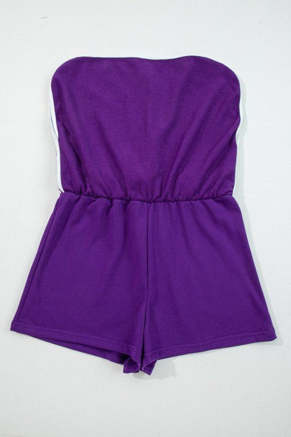 Varsity Stripe Pullover and Mini Skirt Set - Blu Lotus Boutique