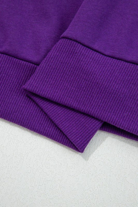 Varsity Stripe Pullover and Mini Skirt Set - Blu Lotus Boutique