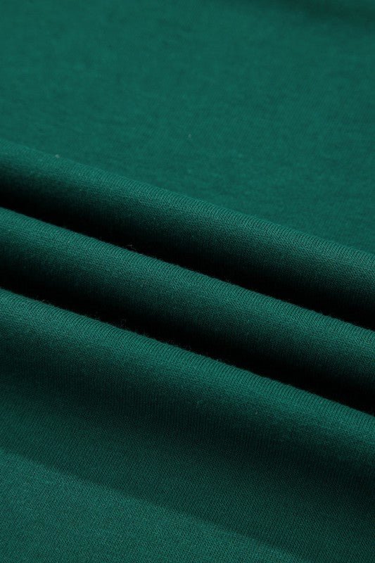 Varsity Stripe Sweatshirt and Short Set - Blu Lotus Boutique