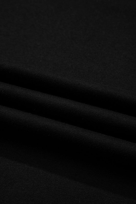 Varsity Stripe Sweatshirt and Short Set - Blu Lotus Boutique