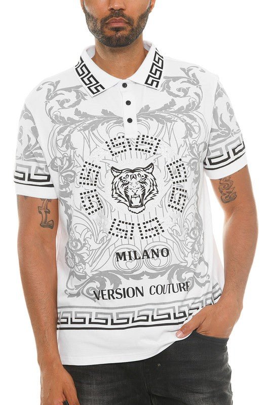 Version Couture Polo Button Down Shirt - Blu Lotus Boutique