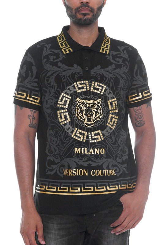 Version Couture Polo Button Down Shirt - Blu Lotus Boutique