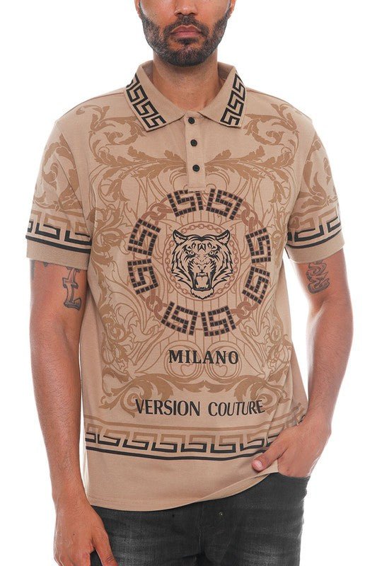 Version Couture Polo Button Down Shirt - Blu Lotus Boutique