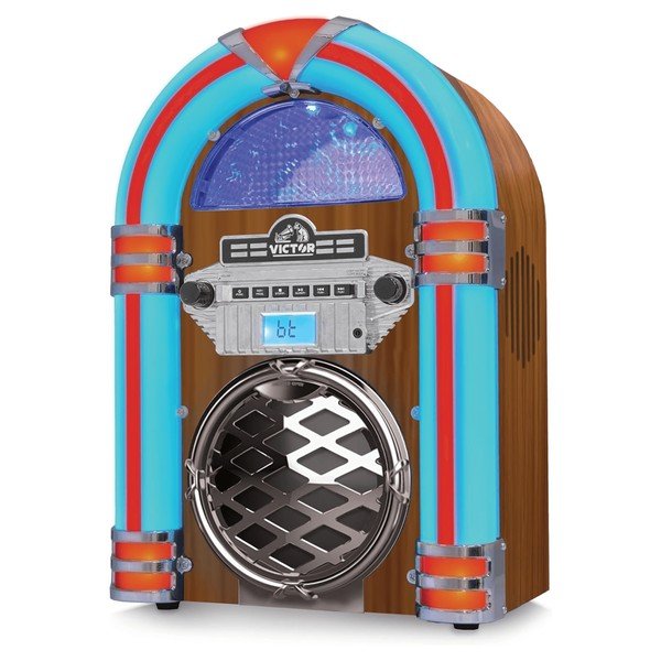 Victor Broadway II Desktop CD Jukebox w LED Light - Blu Lotus Boutique