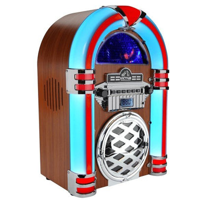 Victor Broadway II Desktop CD Jukebox w LED Light - Blu Lotus Boutique