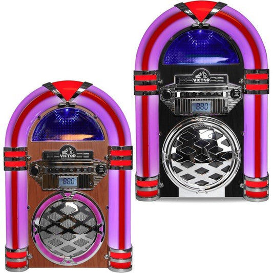 Victor Broadway II Desktop CD Jukebox w LED Light - Blu Lotus Boutique