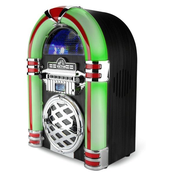 Victor Broadway II Desktop CD Jukebox w LED Light - Blu Lotus Boutique
