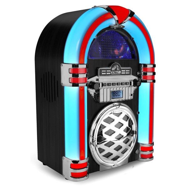 Victor Broadway II Desktop CD Jukebox w LED Light - Blu Lotus Boutique